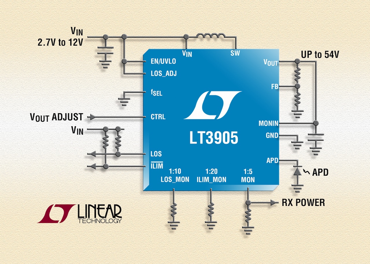 Convertitore boost LT 3905