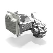 Figura 1: e-Axle20 con potenza di 20kW di picco, inverter e riduttore con differenziale integrato
