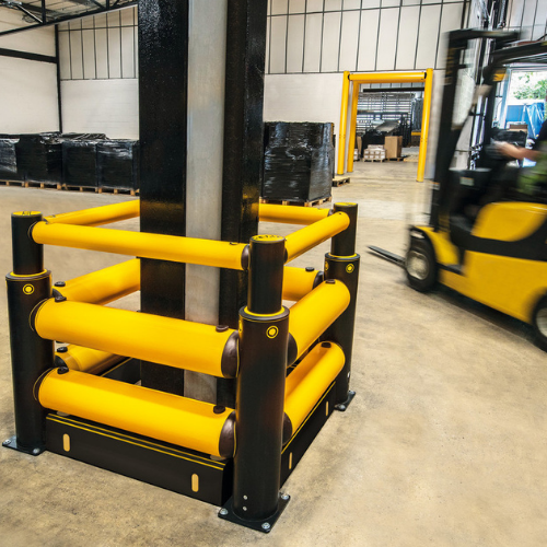 Protezioni Parcheggio Tradineur - 4 Strati Schiuma Adesiva, Rosso/Bianco, 50x10 Cm, Per Garage - Foto 5